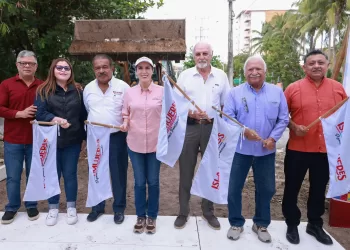 Atenea Gómez Ricalde inicia una nueva obra en Costa Mujeres, el andador y ciclovía de Punta Sam