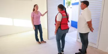 Gobierno Municipal construye nuevo salón en el Centro Comunitario de Isla Mujeres