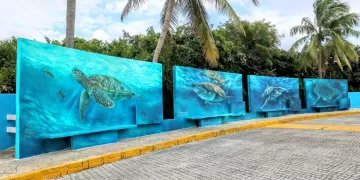 Gobierno Municipal promueve cuidado ambiental a través del arte en Isla Mujeres