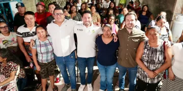 Renán Sánchez Tajonar fortalece el trabajo territorial con la Familia Verde en Playa del Carmen