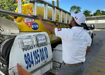 Detectan a 100 pipas de gas clandestinas en Playa del Carmen