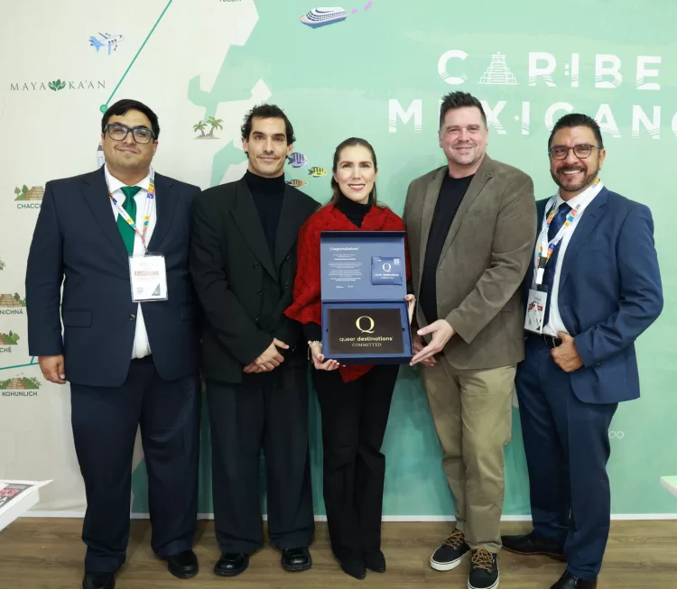 Isla Mujeres recibe certificación Queer Destinations por su compromiso con la inclusión y la diversidad en FITUR 2026