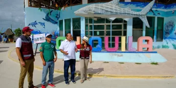 Constata Mara Lezama rehabilitación del tramo carretero Kantunilkín – Chiquilá, realizada por la SICT