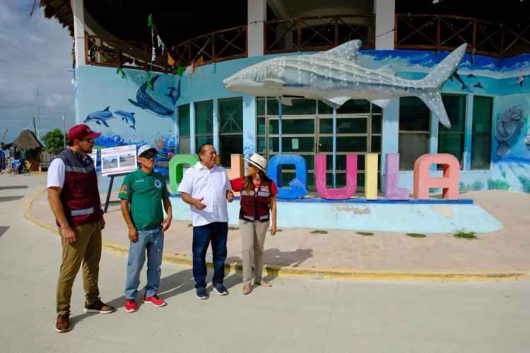 Constata Mara Lezama rehabilitación del tramo carretero Kantunilkín – Chiquilá, realizada por la SICT