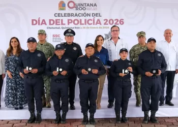 Mara Lezama reconoce la labor de las y los policías como pilar en la construcción de paz en Quintana Roo