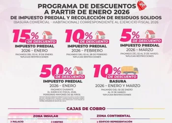 Gobierno de Isla Mujeres llama a aprovechar los últimos días de enero con 15 % de descuento en el Predial 2026