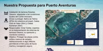Propone Puerto Aventuras proyecto de 6 mdp para barreras antisargazo