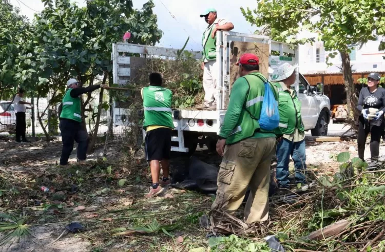 Impulsa Ayuntamiento de Puerto Morelos limpieza y sanidad en escuelas del municipio