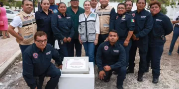Avanza la construcción de la nueva Estación de Proteccion Civil y Bomberos en Costa Mujeres