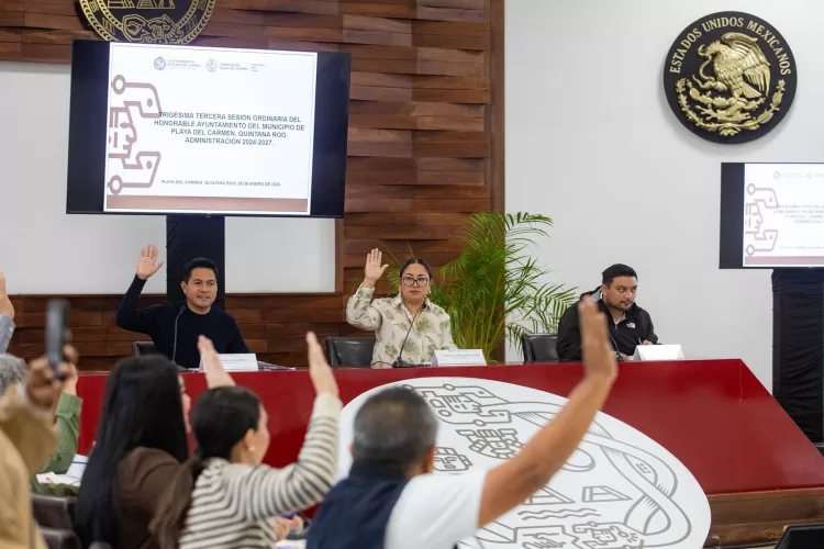 Cabildo de Playa del Carmen aprueba reglamento contra el trabajo infantil y autoriza entrega de inmuebles al DIF municipal