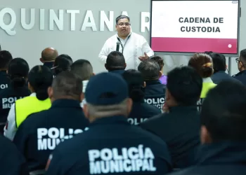 Gobierno de Isla Mujeres fortalece profesionalización policial con capacitación para primeros respondientes