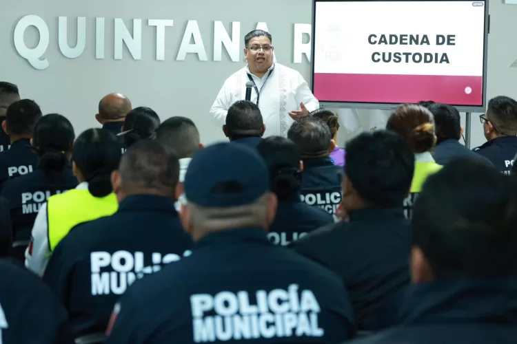 Gobierno de Isla Mujeres fortalece profesionalización policial con capacitación para primeros respondientes