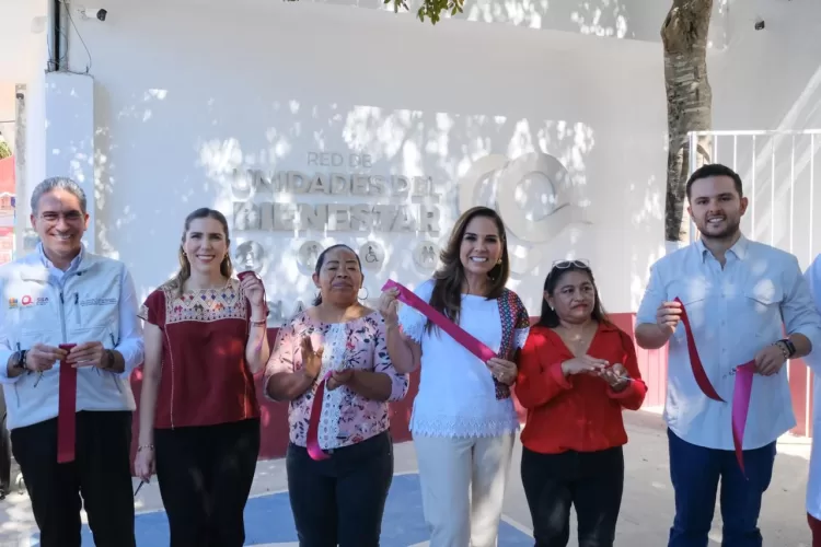 Inaugura Mara Lezama la Unidad del Bienestar en la zona continental de Isla Mujeres