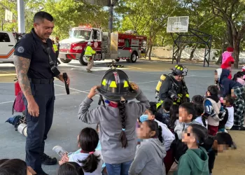 Estefanía Mercado impulsa acciones de Protección Civil con niñas, niños y jóvenes
