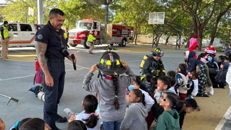Estefanía Mercado impulsa acciones de Protección Civil con niñas, niños y jóvenes