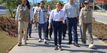 Supervisa Ana Paty Peralta cruces seguros en distintas zonas de Cancún