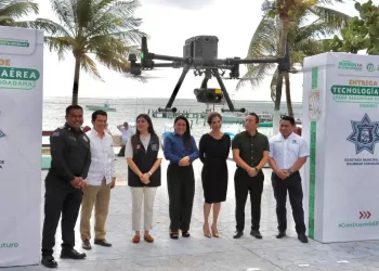 Fortalecemos la seguridad de Puerto Morelos con drones y la certificación de 29 policías: Blanca Merari