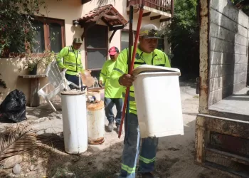 Gobierno de Isla Mujeres fortalece acciones de limpieza con el Programa Permanente de Descacharrización