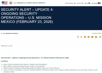 Retira Estados Unidos a Quintana Roo de alerta de seguridad