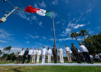 En el 205 aniversario del Día de la Bandera, Mara Lezama convoca a juventudes a fortalecer la cultura de paz y los valores cívicos