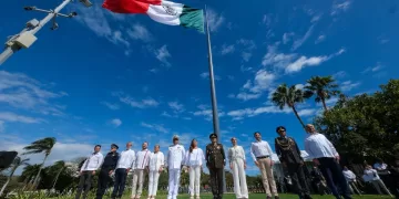 En el 205 aniversario del Día de la Bandera, Mara Lezama convoca a juventudes a fortalecer la cultura de paz y los valores cívicos