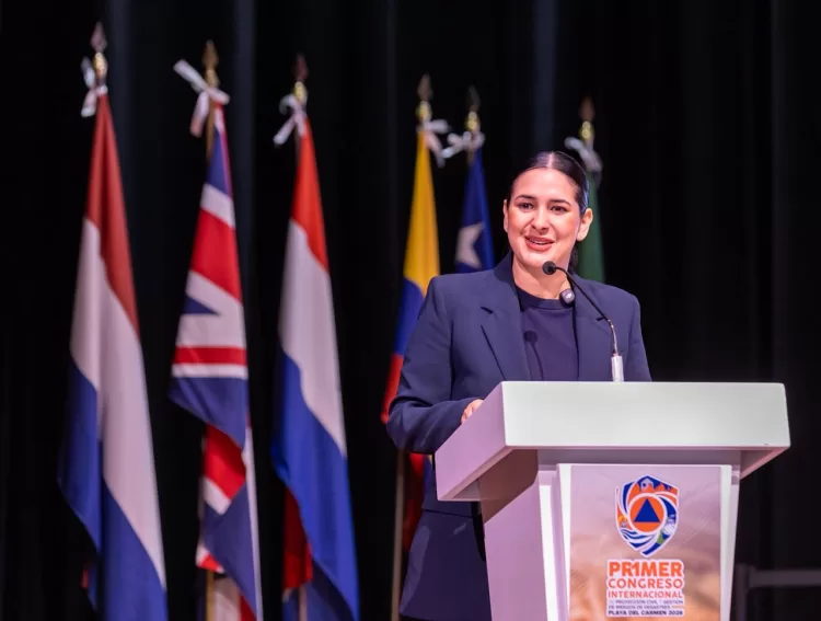 Mara Lezama y Estefanía Mercado colocan a Playa del Carmen como epicentro de la gestión de riesgos con Congreso Internacional de Protección Civil