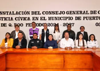 Se instala el Consejo General de Construcción de Paz y Justicia Cívica en Puerto Morelos