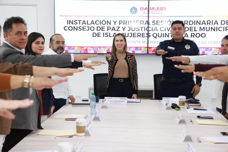 Isla Mujeres instala el Consejo de Paz y Justicia Cívica para fortalecer la convivencia y la cultura de la legalidad