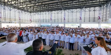 Toma protesta Mara Lezama a mil 200 comités ciudadanos del Consejo Estatal de Paz y Justicia Cívica en Quintana Roo