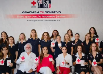 Inicia colecta 2026 de la Cruz Roja Mexicana en Cancún; Mara Lezama llama a sumar voluntades para salvar más vidas