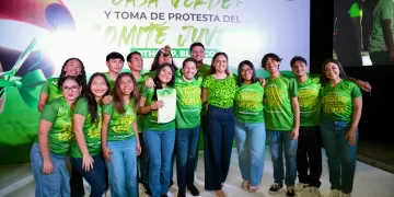 Renán Sánchez inaugura la Casa Verde y toman protesta a la Coordinación Juvenil en Othón P. Blanco