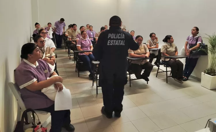 Fortalecen SSC y Geavig la prevención de la violencia en la industria hotelera de Puerto Morelos