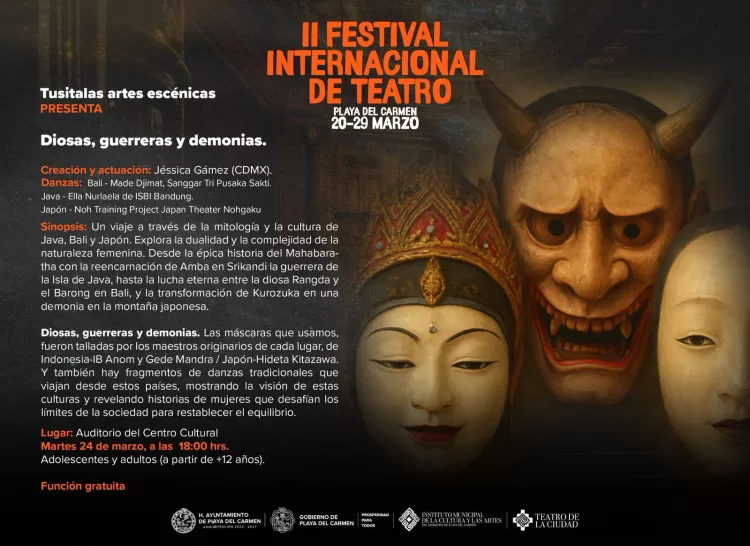 Gobierno de Estefanía Mercado convierte a Playa del Carmen en epicentro del teatro