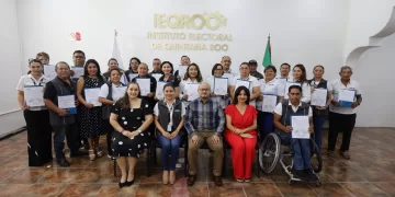 Fortalece IEQROO estructura institucional con entrega de nombramientos a servidores electorales