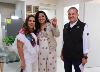 Mara Lezama informa con la Presidenta Claudia Sheinbaum avance histórico en vivienda para Quintana Roo