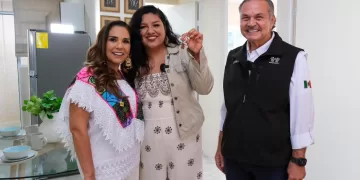 Mara Lezama informa con la Presidenta Claudia Sheinbaum avance histórico en vivienda para Quintana Roo