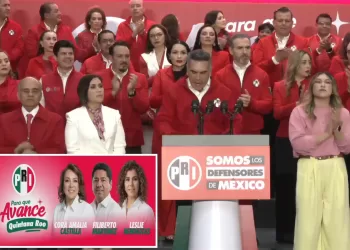 Oficializa PRI a Filiberto Martínez, Cora Amalia y Leslie Hendricks como sus virtuales candidatos para 2027