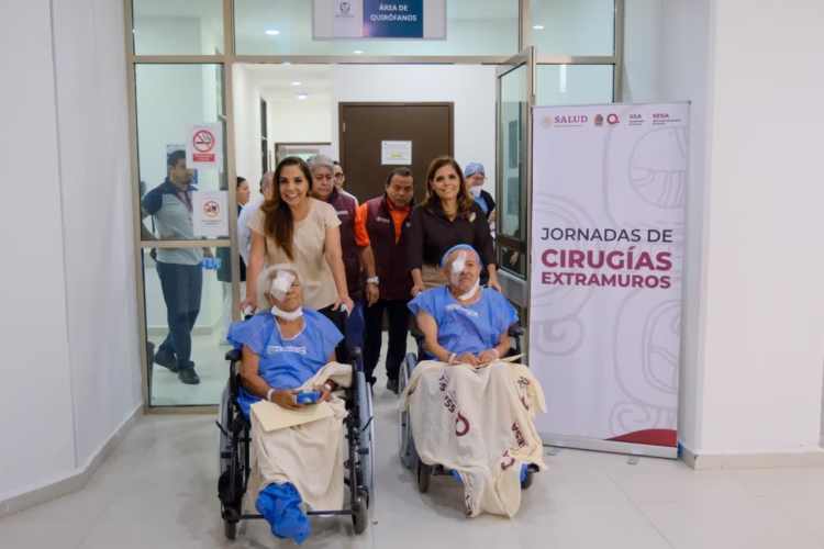 Más de mil 500 quintanarroenses recuperarán la vista con jornadas gratuitas de cirugía de cataratas: Mara Lezama