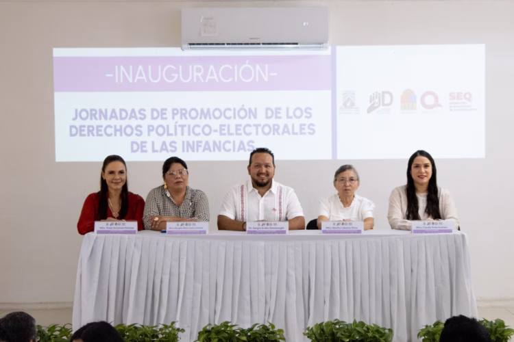 Inauguran jornadas para promover los derechos político-electorales de la infancia en Quintana Roo