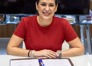 Estefanía Mercado da la bienvenida a la selección de Portugal que se concentra en Mayakoba, Playa del Carmen