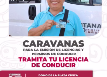 Refuerza Estefanía Mercado coordinación con el Estado para acercar trámites de licencias de conducir a Puerto Aventuras