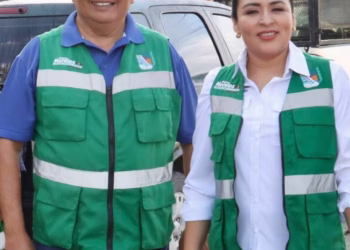 Refuerza gobierno de Blanca Merari programa permanente de alumbrado público para fortalecer la seguridad en Puerto Morelos