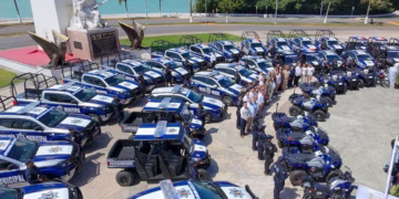 Con inversión superior a 100 mdp, Mara Lezama entrega histórico equipamiento para reforzar la seguridad en Quintana Roo