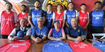 Atenea Gómez Ricalde respalda a Caguameros en la presentación de la 7ª Liga Maya Caribe