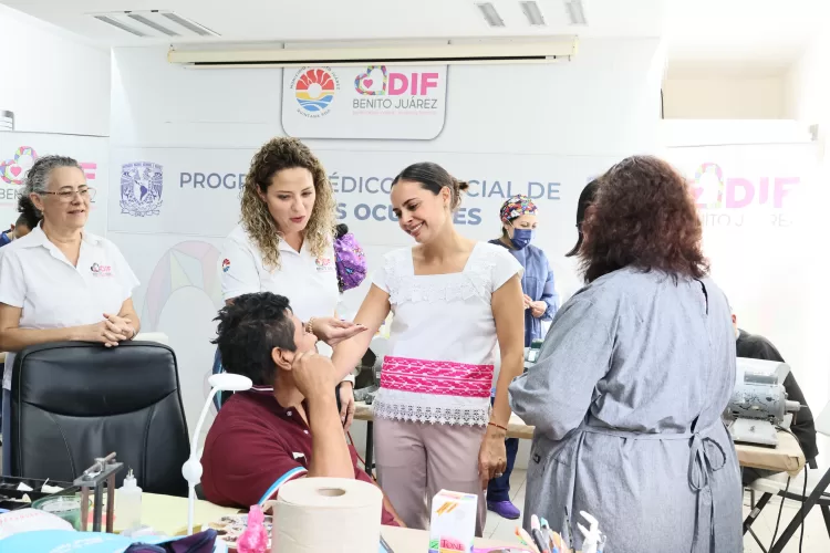 Impulsa DIF Benito Juárez el “Programa Médico de Prótesis Oculares 2026”