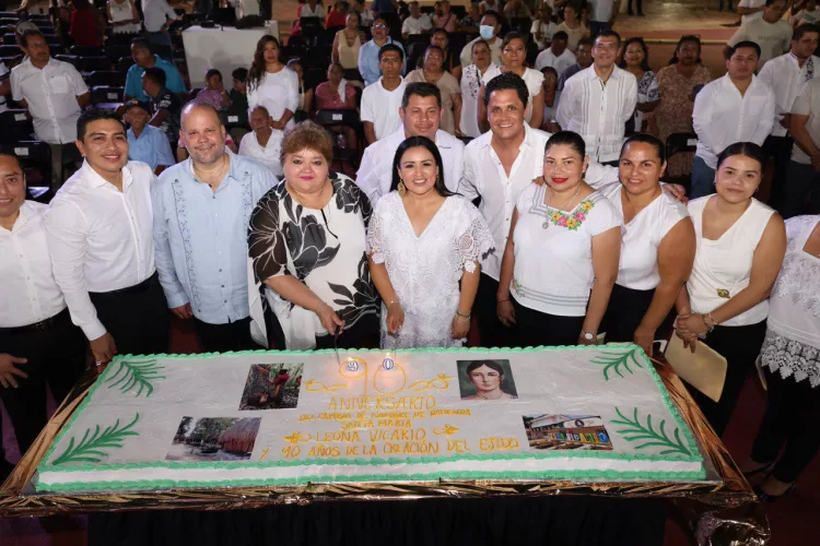 Conmemora Leona Vicario el 90 aniversario del cambio de nominación de la antigua Hacienda Santa María