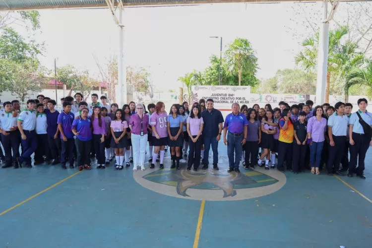 DIF Playa del Carmen impulsa rally juvenil por la igualdad y los derechos de las mujeres