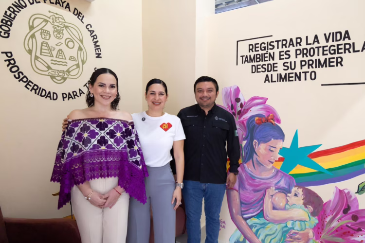 Estefanía Mercado pone en marcha “Sala de Lactancia” en oficina del Registro Civil del nuevo Palacio Municipal