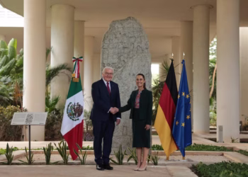 Inicia encuentro bilateral entre Sheinbaum y el presidente alemán Frank-Walter Steinmeier