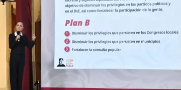 Rechazo a reforma electoral no es una derrota: Sheinbaum; Plan B va contra privilegios